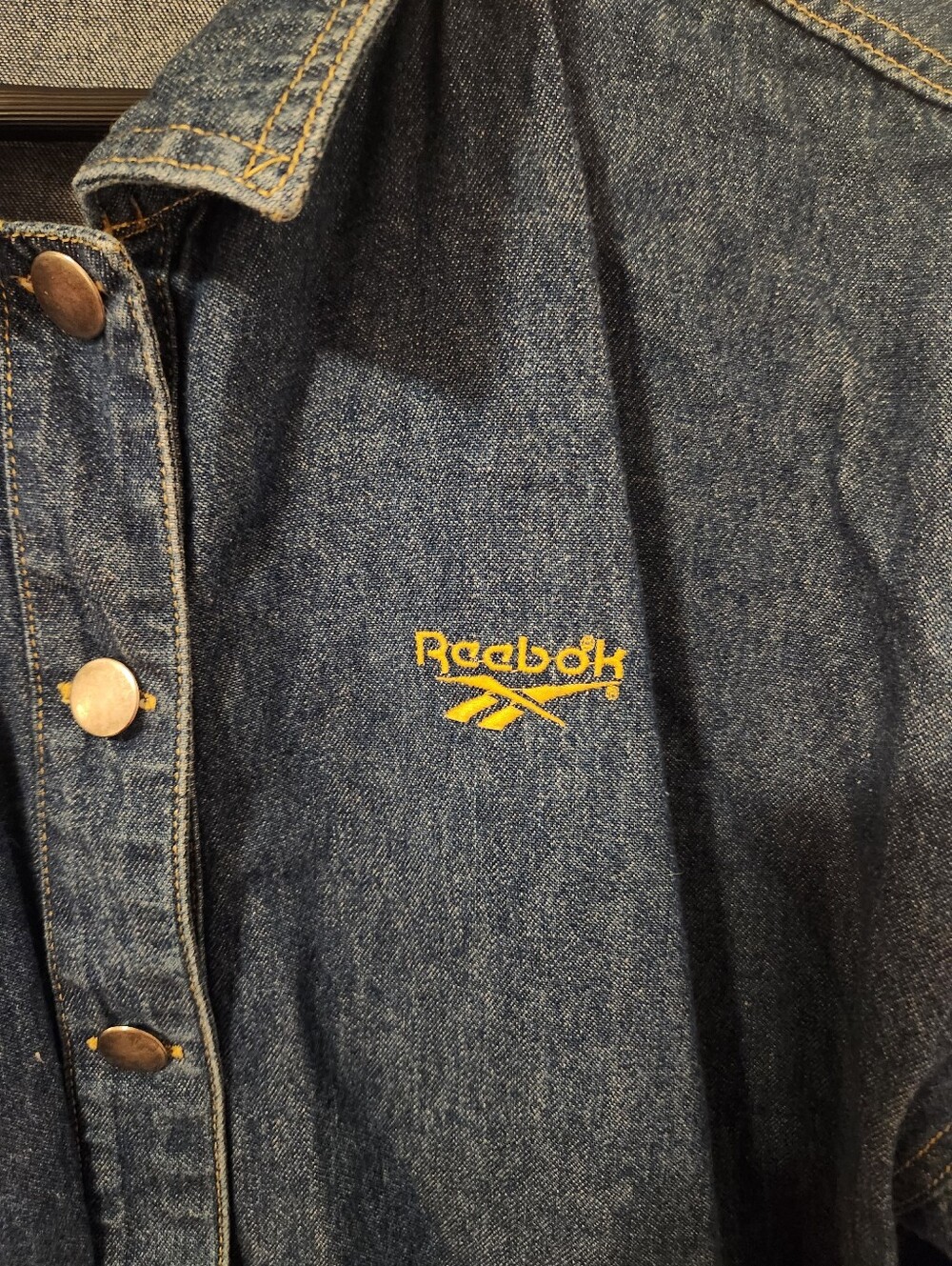 Unisex Reebok Jean Jacket - Picture 3 of 8